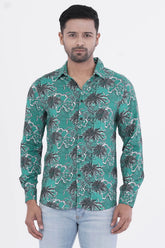 Mens Casual Shirt (Jade Green)